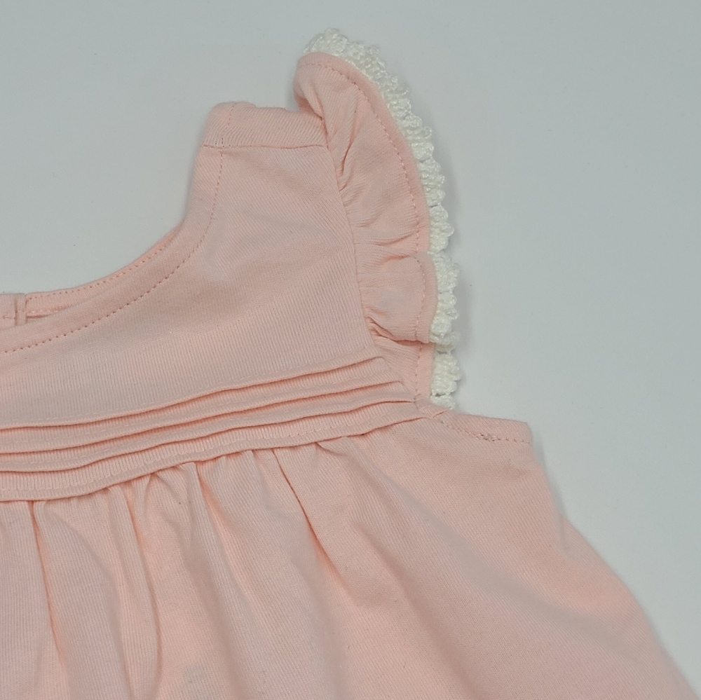 NEW Janie and Jack pink pintuck ruffle sleeve top size 2T - Picture 2 of 5
